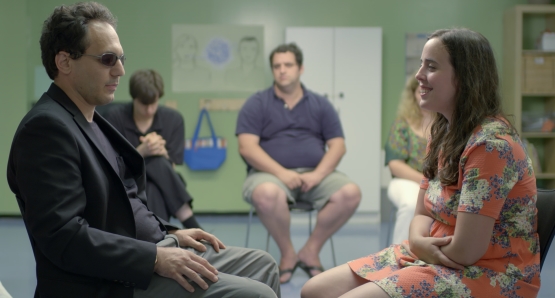 Samantha Elisofon, Nicky Gottlieb, and Brandon Polansky in a scene from <i>Keep the Change</i>, courtesy Kino Lorber